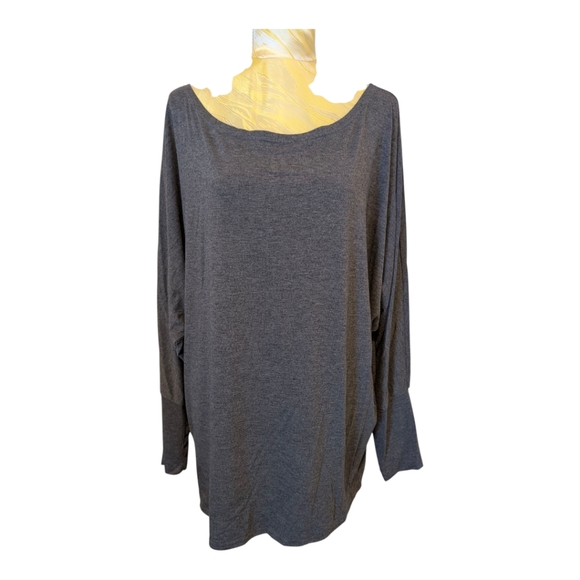 Wonderly Tops - Wonderly Charcoal Long Sleeve Top